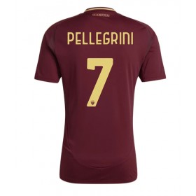 AS Roma Lorenzo Pellegrini #7 Hemmakläder 2024-25 Kortärmad